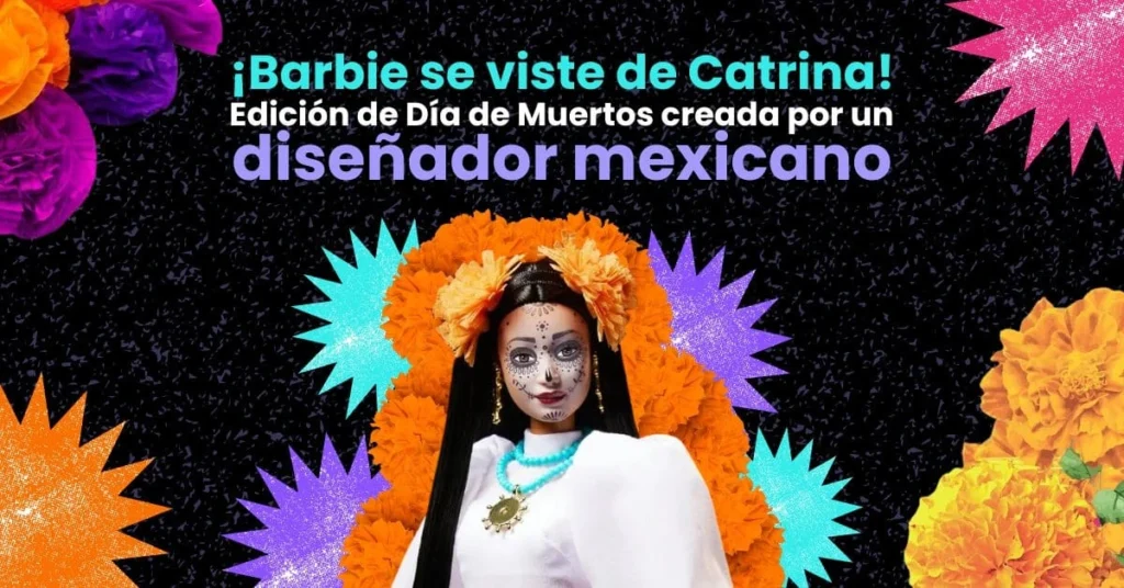 Barbie-catrina-prehispanica